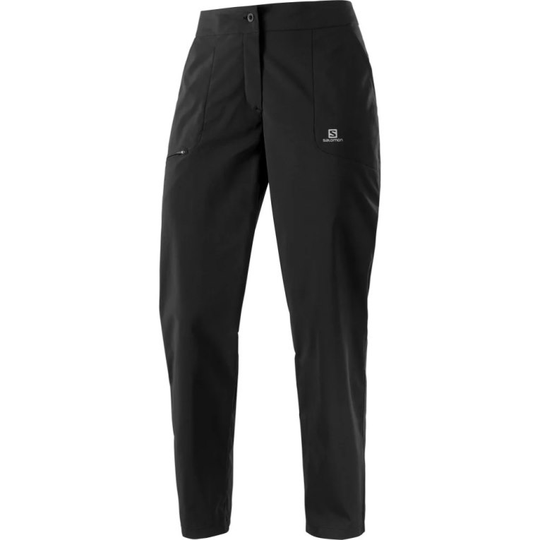 Calças Esportivas Salomon Wayfarer City Feminino Pretas | PT I68237